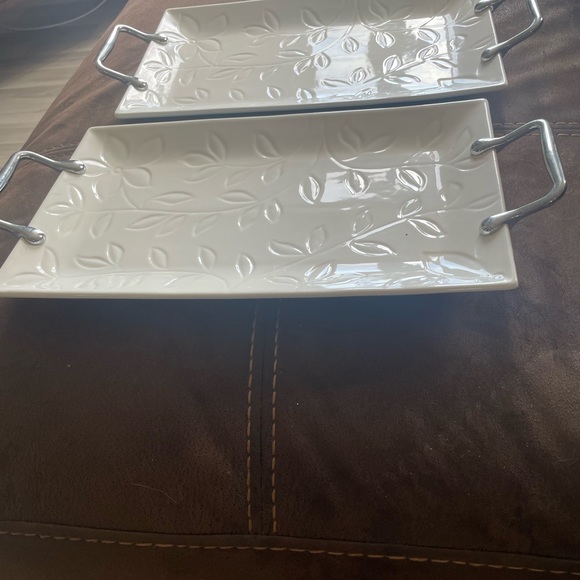 2 ceramic tray - Picture 2 of 2